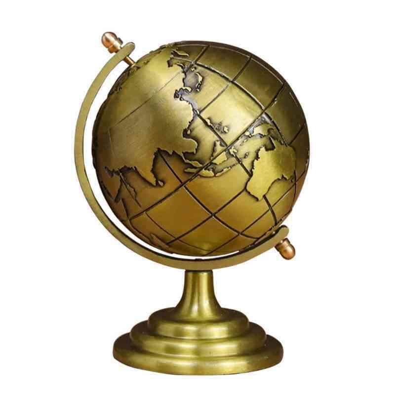 World Map 3D Rotating Glove Decoration Gift